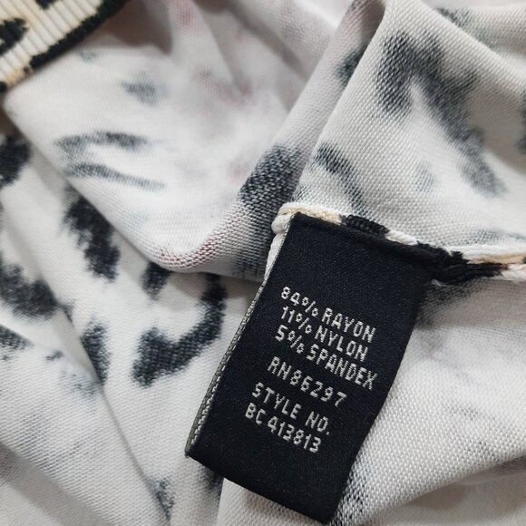 Floral/leopard/sequin stretch sweater - BCBG Max Azria brand - Picture 10 of 12